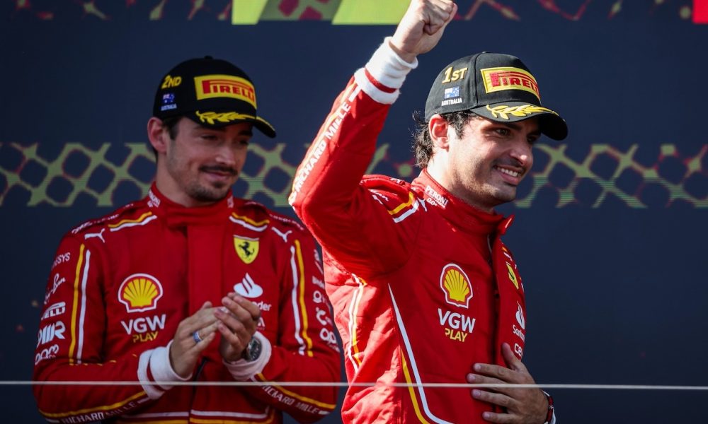 F1 GRAND PRIX AUSTRALIE 2024 DOUBLÉ FERRARI SAINZLECLERC AUTO MAG