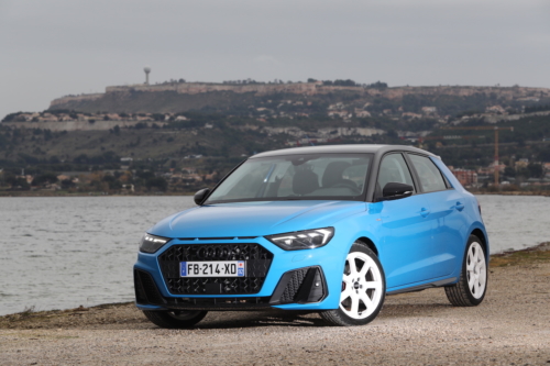 audi a1 30 tfsi bleu turbo 2019 photo laurent sanson-01